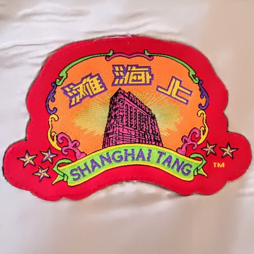 Shanghai Tang Aqua Blue Silk 5-Button Jacket Nwot - image 5